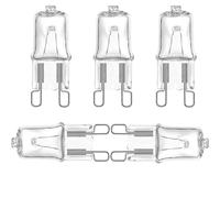 UGEFKMQ 5PCS G9 60W Ampoules halogènes 230V 40W G9 Lampes halogènes blanc chaud pour plafonniers, lampes en cristal, lustres, fours, micro-ondes 20W