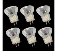 UGEFKMQ 6Pc 12V 20W MR8 Ampoule Halogène MR8 12V 10W Projecteur Halogène GU4 Lampe Basse Tension Dimmable Blanc Chaud 12V-35W
