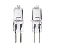 UGEFKMQ Ampoule halogène G5.3 12V 20W GU5.3 Base Bi-Pin Lampe Halogène G5.3 12V 50W Lampe à Capsule Transparente Blanc Chaud 5PC 20W