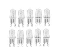 UGEFKMQ Ampoule Halogène G9 pour four 20W 230V Ampoule G9 Capsule Halogène Lampe De Remplacement À Base À 2 Broches Dimmable Blanc Chaud 10Pc 60W
