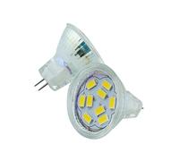 UGEFKMQ Ampoule Led Gu4 Mr11 Spot Ampoule Led Mr11 Gu4 5W Ac/Dc 12V, Blanc Chaud, Base À Deux Broches Gu4, Ampoules De Projecteur Mr11 Led, 1 Pièce,Blanc Chaud,5W