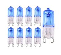 UGEFKMQ Ampoule Transparente Capsule Halogène G9 230V 40W T4 Jd Type Ampoules Halogènes G9 Base Bi Pin Blanc Chaud 4000K Dimmable 10Pc 40W