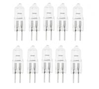 UGEFKMQ Ampoules Halogènes G4 20W 12V 5W 10W 50W G4 Lampe À Capsule Transparente G4 Lampe Halogène À 2 Broches Base Blanc Chaud Dimmable,20W,10Pc