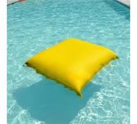 UGEFKMQ Fauteuil Pouf Géant De Piscine Canapé Flottant Salon Haricots (Pas De Remplissage) 140Cm X180Cm, Jaune