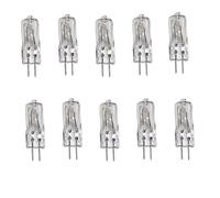 UGEFKMQ G4 Ampoules Capsule Lampes Halogènes G4 220 V 20 W Lampe À Base De Broche Halogène Blanc Chaud 10 Pièces,20W