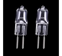 UGEFKMQ Lampes halogènes G5.3 12V 20W Ampoule halogène G5.3 12V 10W 20W 35W 50W 75W 100W Dimmable Base d’ampoule chaude Lampe en cristal insérée halogène clair 10PC 75W