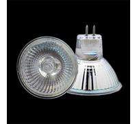 UGEFKMQ MR16 24V 20W Ampoules halogènes GU5.3 50W 12 Volts MR16 220V 35W Réflecteur halogène Fibre Optique Ampoule Dimmable Blanc Chaud 10PCS 12V-10W
