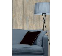 Ugepa J06601 Papier peint intissé Motif planches de bois Bleu