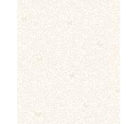 Ugepa J68800 Papier peint intissé Motif feuilles et papillons Blanc