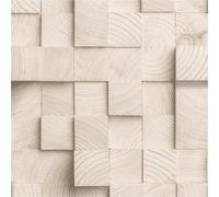 Ugépa papier peint intissé Artifice M80107 10.05 x 0.53 m beige bois