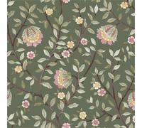 Ugépa papier peint intissé Botanique B19984D 10.05 x 1.06 m vert jaune
