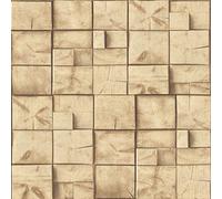 UGEPA Papier peint vinyle Motif bois poutres, marron, j84407