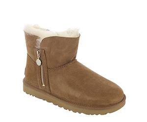 UGG Bailey Zip Mini, Classic Boot Femme, Chestnut, 38 EU