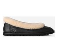 UGG Ballerine en cuir Zora in Black, Taille 38.5