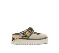 Ugg ballerines femme beige en textile - 7
