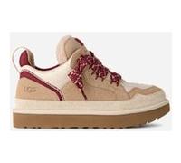 UGG Basket Lowmel in Driftwood/Biking Red, Taille 44, Daim/Textile/Recycled Materials