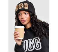 UGG Bonnet Chunky Crafted en maille côtelée - Noir