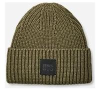 UGG Bonnet côtelé épais in Green, Taille O/S, Mélange De Polyester