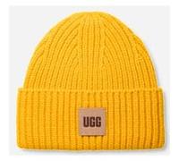 UGG Bonnet côtelé épais in Summer Wheat, Taille O/S, Mélange De Polyester