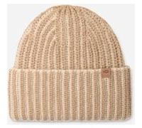 UGG Bonnet épais tressé in Cream Multi, Taille O/S, Mélange D’Acrylique