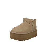 UGG Botte Classic Ultra Mini Plateforme Femme Sable Daim 37