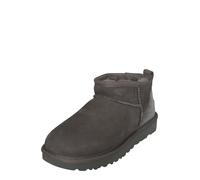 Boots - UGG - CLASSIC ULTRA MINI - Femme - Cuir - Gris - Plat 36