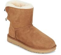 UGG Mini Bailey Bow II, Bottes Classiques. Femme, Noisette, 41 EU