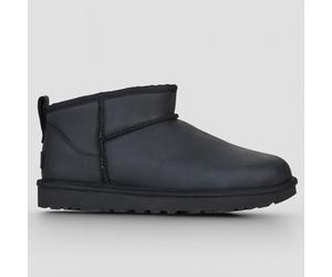 UGG Boots W CLASSIC ULTRA MINI LTHR in Noir 40