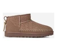 UGG Botte Classic Ultra Mini Biarritz in Rocky Oak, Taille 41, Daim