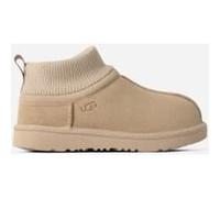 UGG Botte Classic Ultra Mini Stretch Cuff pour Grand Enfant in Brown, Taille 33.5, Daim/Textile/Matières Recyclées