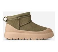 UGG Botte Classic Ultra Mini Weather Hybrid in Burnt Olive/Mustard Seed, Taille 45.5, Daim