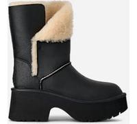 UGG Botte en cuir Classic Esmee in Black, Taille 42, Shearling