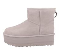 UGG Women's Classic Mini Platform Fashion Boot, Pale Smoke, 12 UK