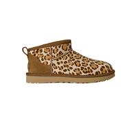 Ugg - Bottes montantes - W Classic Ultra Mini Plains Felicity Leopard Jasmine pour Femme en Laine - Taille 36 - Marron Marron 36