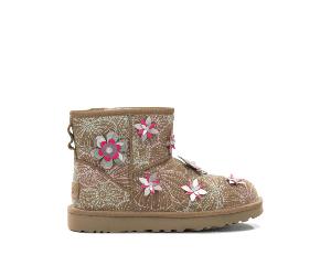 UGG bottines femme marron cuir suédé - 5