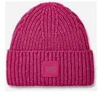 UGG Chunky Rib Chapeaux pour Femme in Chroma Pink, Taille O/S, Mélange D’Acrylique