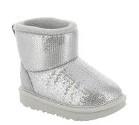 UGG Classic Mini Mirror Ball Bottes Classiques, Silver, 36 EU