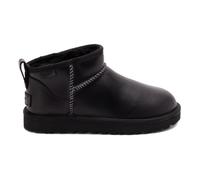 UGG - Classic Ultra Mini Leather Regenerate Bottes Black - Femme - Chaussures - Noir - Taille: 37 EU