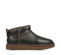 UGG Classic Ultra Mini Lthr Regen, Chausson femme