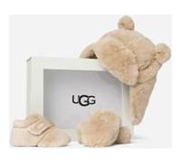 UGG Ensemble chapeau et mitaines Bixbee pour Grand Enfant in Blond, Taille 20.5, Fleece/Textile/Recycled Materials