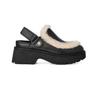 UGG - Esmee Leather Clog - Femme - Chaussures - Noir - Taille: 37 EU