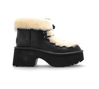 UGG - Esmee Leather Lace Up - Femme - Chaussures - Noir - Taille: 39 EU