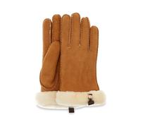 Ugg, Femme, Accessoires, Brun, Taille: S Gant en suède avec bordure en fourrure