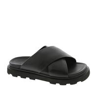 UGG Femme Capitelle Crossband Sandale Glissante, Noir, 40 EU