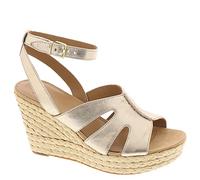 UGG Femme Careena Sandale, Pale Gold Metallic, 41 EU