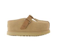 Ugg, Femme, Chaussures, Beige, Taille: 39 EU Goldenstar Hi Clog Mules - Cuir - Beige