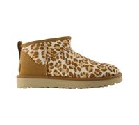 Bottes UGG W CLASSIC ULTRA MINI PLAINS (FELICITY LEOPARD JASMINE) Femme 37