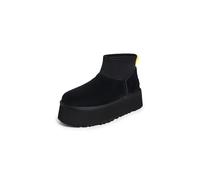 UGG Botte Classic Mini Dipper – sangle cheville, daim/néoprène/matières recyclées – Noir 36 femme