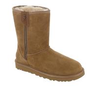 UGG Femme Classic Short Bailey Zip Botte, Chestnut, 36 EU