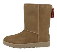 UGG Femme Classic Short Logo Zip Botte Classique